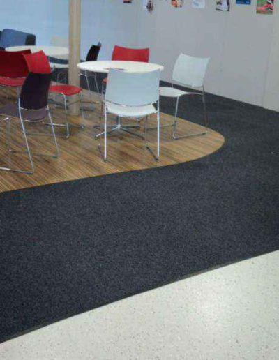 Black Bespoke Carpet Fittied - Trinity & All Saints Flooring