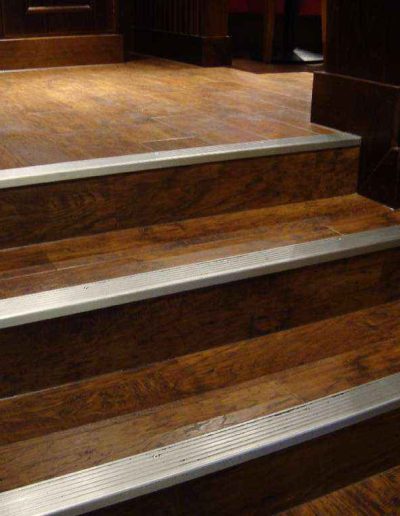 Wooden Stairs - Floor installation by paynters Contract Flooring