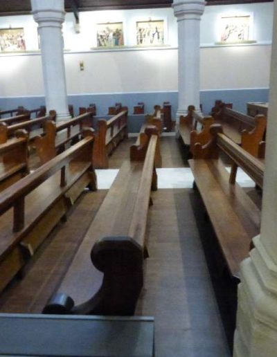 Inside St Williams Church in Bradford.